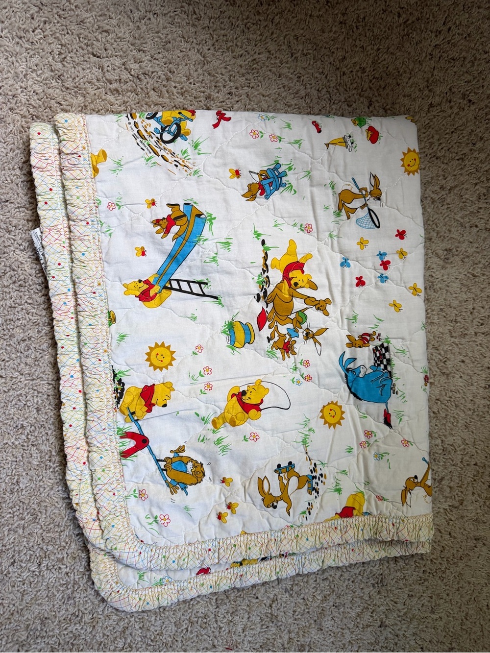 Vintage Winnie the Pooh quilt
